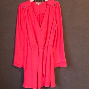 😎 GB Neon Coral Dress